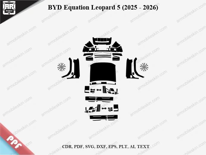 BYD Equation Leopard 5 (2025 – 2026) Car PPF Template