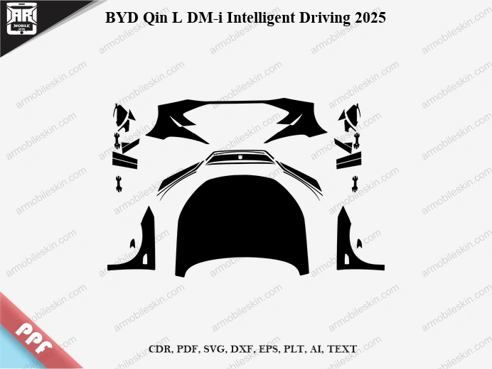 BYD Qin L DM-i Intelligent Driving 2025 Car PPF Template