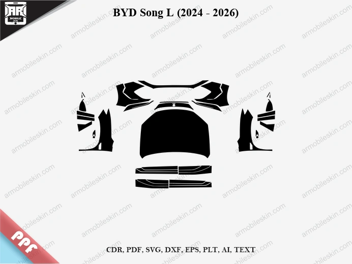 BYD Song L (2024 – 2026) Car PPF Template
