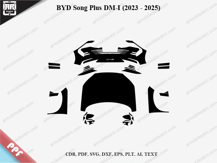 BYD Song Plus DM-I (2023 – 2025) Car PPF Template