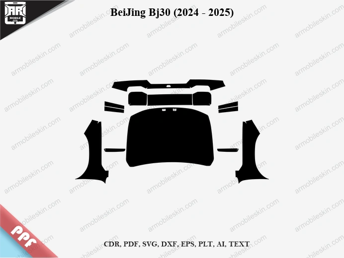 BeiJing Bj30 (2024 – 2025) Car PPF Template