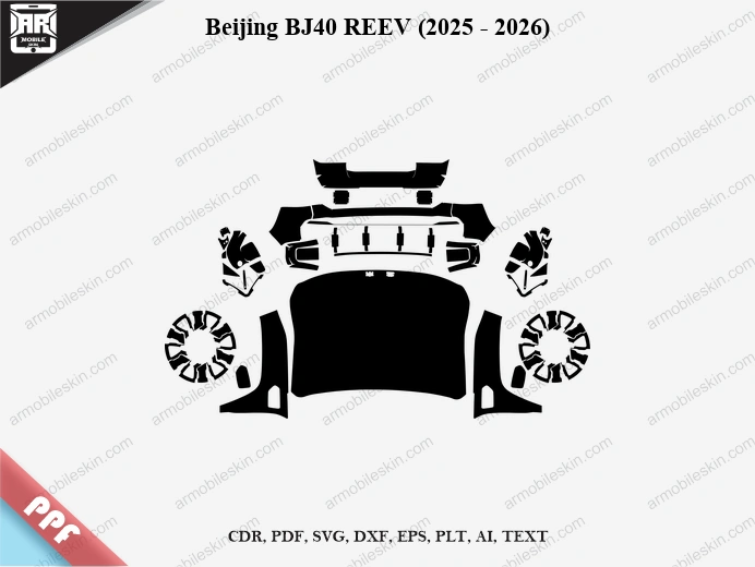 Beijing BJ40 REEV (2025 – 2026) Car PPF Template