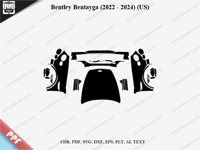 Bentley Bentayga (2022 – 2024) (US) Car PPF Template