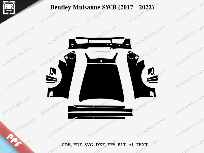 Bentley Mulsanne SWB (2017 – 2022) Car PPF Template