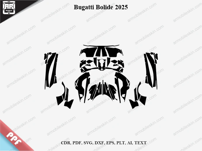 Bugatti Bolide 2025 Car PPF Template