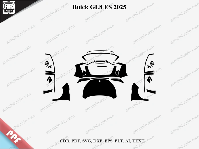 Buick GL8 ES 2025 Car PPF Template