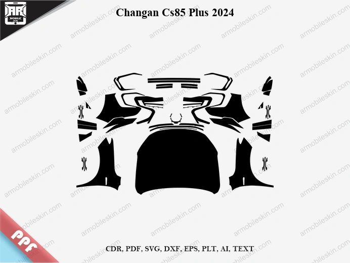 Changan Cs85 Plus 2024 Car PPF Template