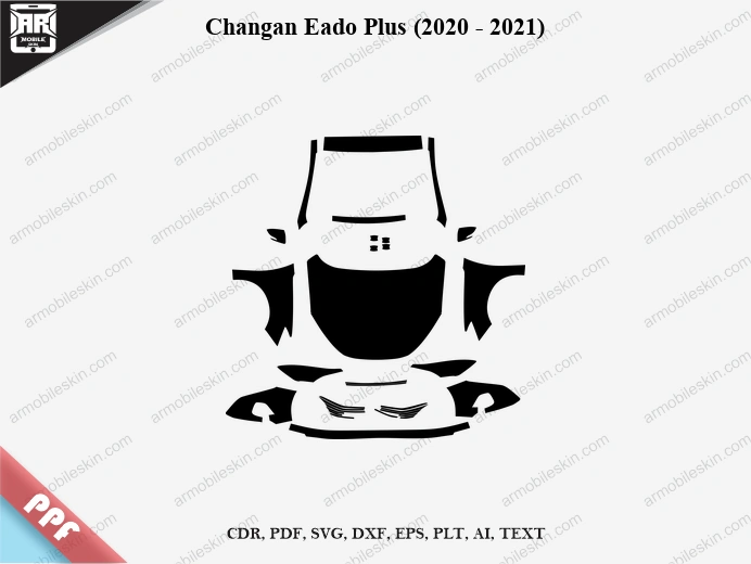 Changan Eado Plus (2020 - 2021) Car Exterior Front PPF Template