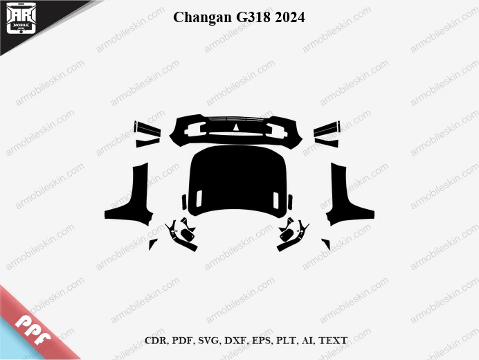 Changan G318 2024 Car PPF Template