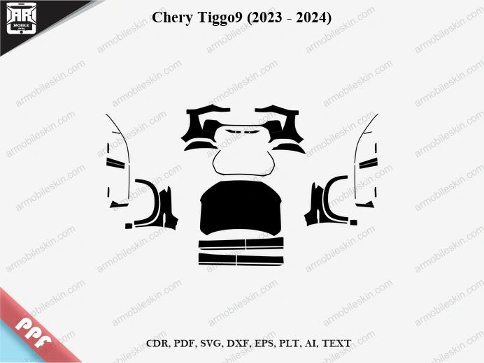 Chery Tiggo9 (2023 – 2024) Car PPF Template