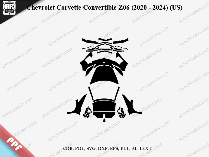 Chevrolet Corvette Convertible Z06 (2020 – 2024) (US) Car PPF Template