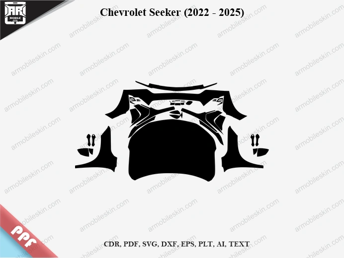 Chevrolet Seeker (2022 - 2025) Car Exterior Front PPF Template