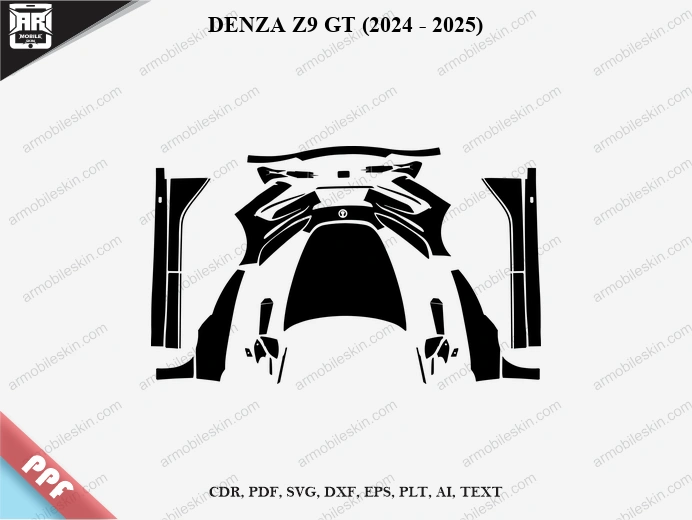 DENZA Z9 GT (2024 – 2025) Car PPF Template