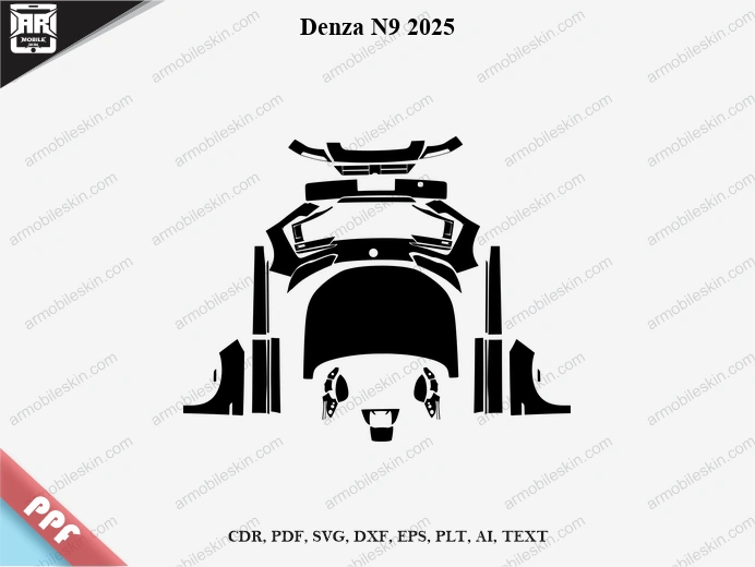 Denza N9 2025 Car PPF Template