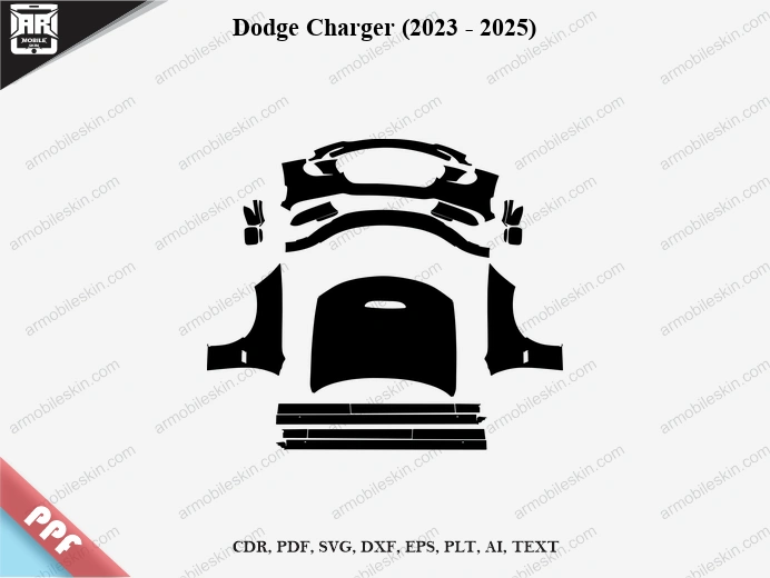 Dodge Charger (2023 – 2025) Car PPF Template
