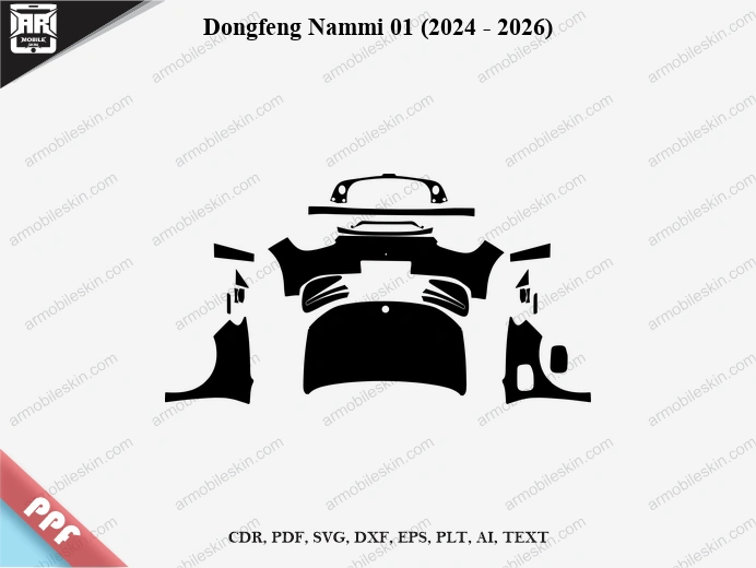 Dongfeng Nammi 01 (2024 - 2026) Car Exterior Front PPF Template