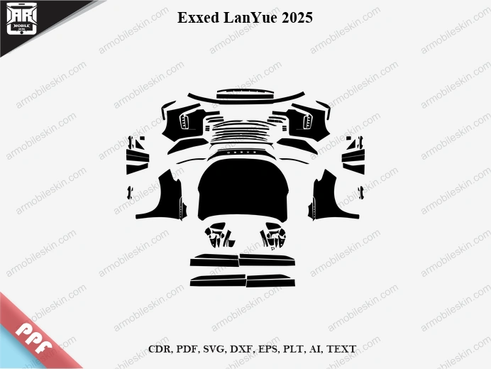 Exxed LanYue 2025 Car Exterior Front PPF Template