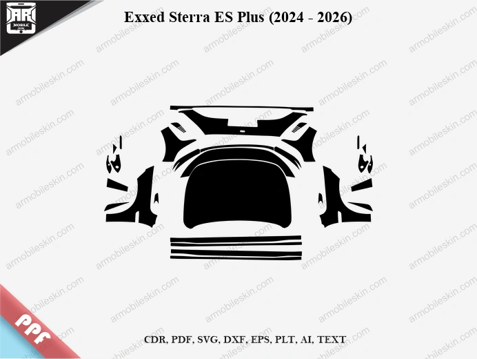 Exxed Sterra ES Plus (2024 - 2026) Car Exterior Front PPF Template