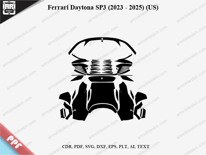 Ferrari Daytona SP3 (2023 – 2025) (US) Car PPF Template