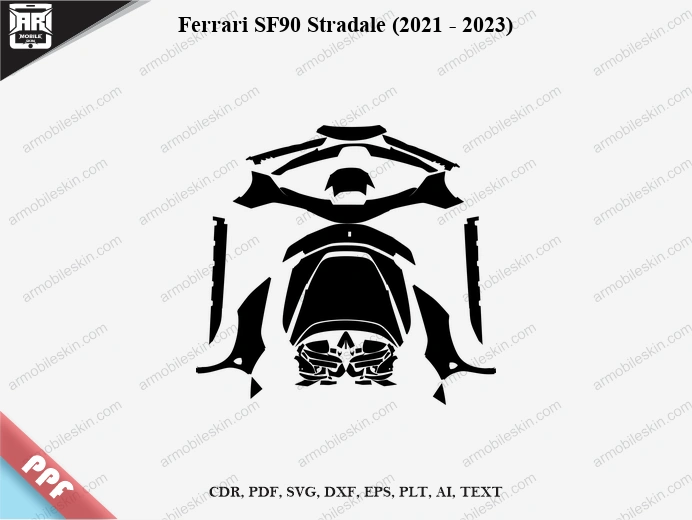 Ferrari SF90 Stradale (2021 – 2023) Car PPF Template