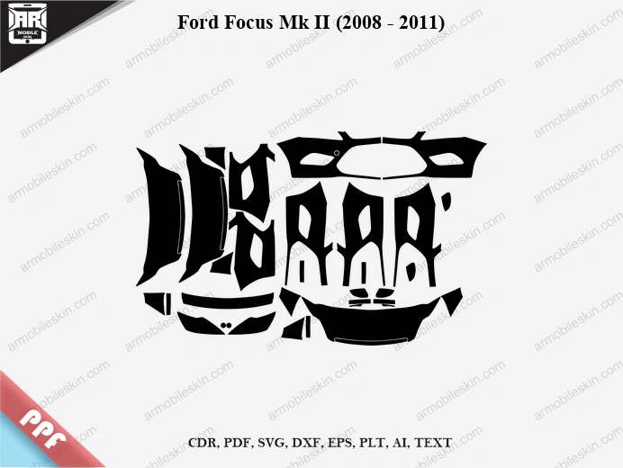 Ford Focus Mk II (2008 – 2011) Car PPF Template