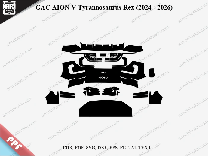 GAC AION V Tyrannosaurus Rex (2024 – 2026) Car PPF Template