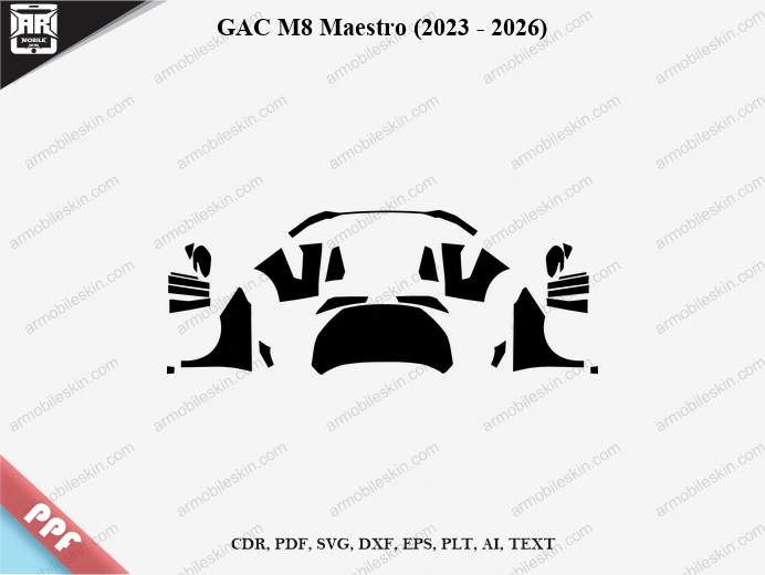 GAC M8 Maestro (2023 – 2026) Car PPF Template