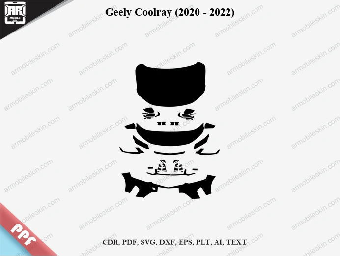 Geely Coolray (2020 - 2022) Car Exterior Front PPF Template