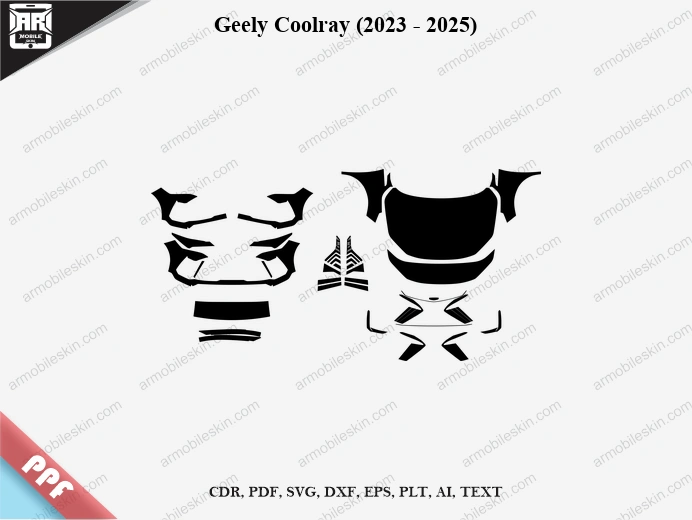 Geely Coolray (2023 – 2025) Car PPF Template