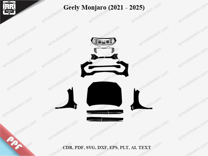 Geely Monjaro (2021 – 2025) Car PPF Template