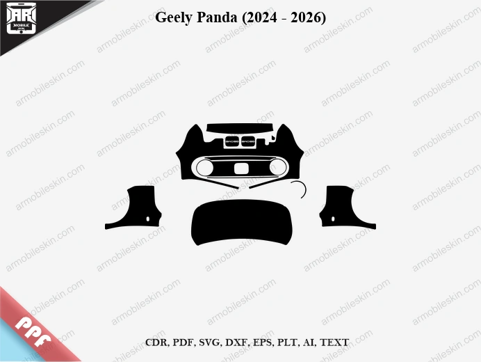 Geely Panda (2024 – 2026) Car PPF Template