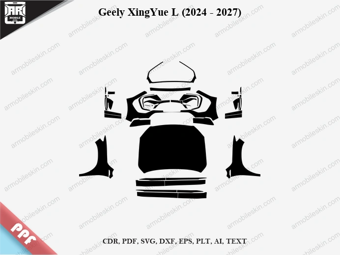 Geely XingYue L (2024 – 2027) Car PPF Template