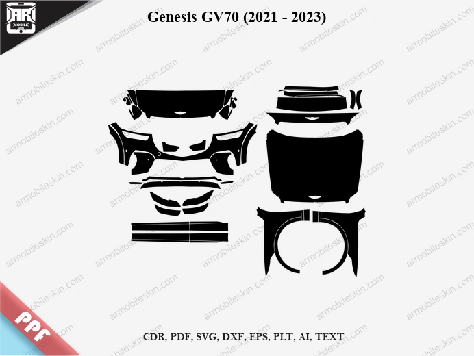 Genesis GV70 (2021 – 2023) Car PPF Template