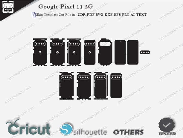 Google Pixel 11 5G Skin Template Vector Cut File