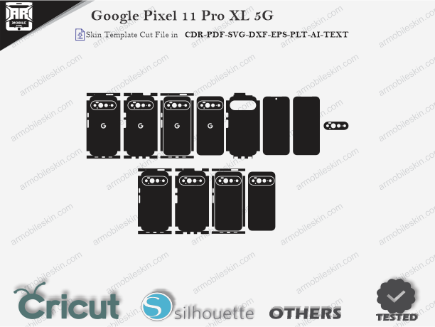 Google Pixel 11 Pro XL 5G Skin Template Vector Cut File
