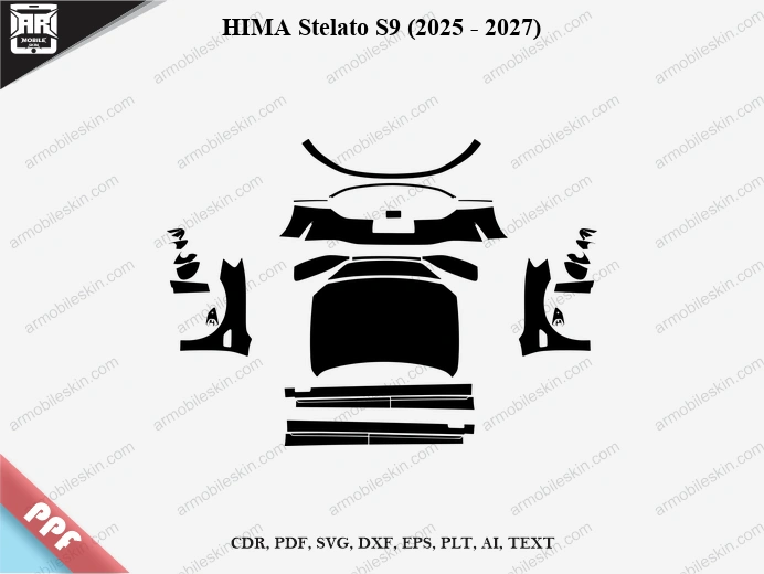 HIMA Stelato S9 (2025 - 2027) Car Exterior Front PPF Template
