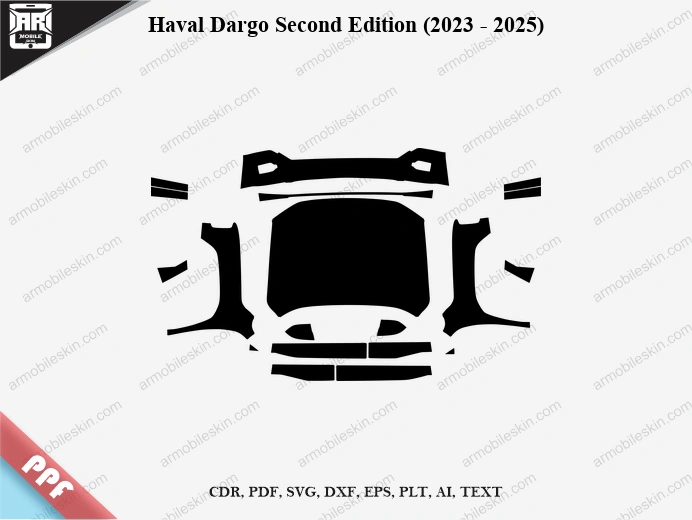 Haval Dargo Second Edition (2023 – 2025) Car PPF Template