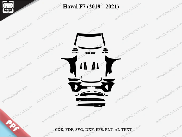 Haval F7 (2019 – 2021) Car PPF Template