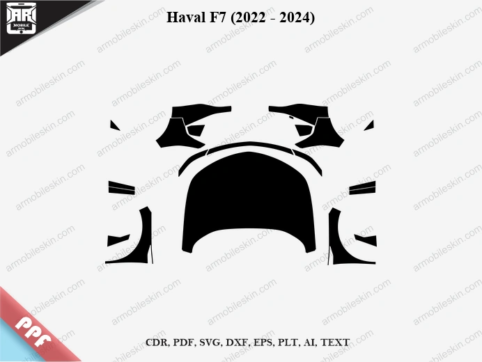 Haval F7 (2022 – 2024) Car PPF Template