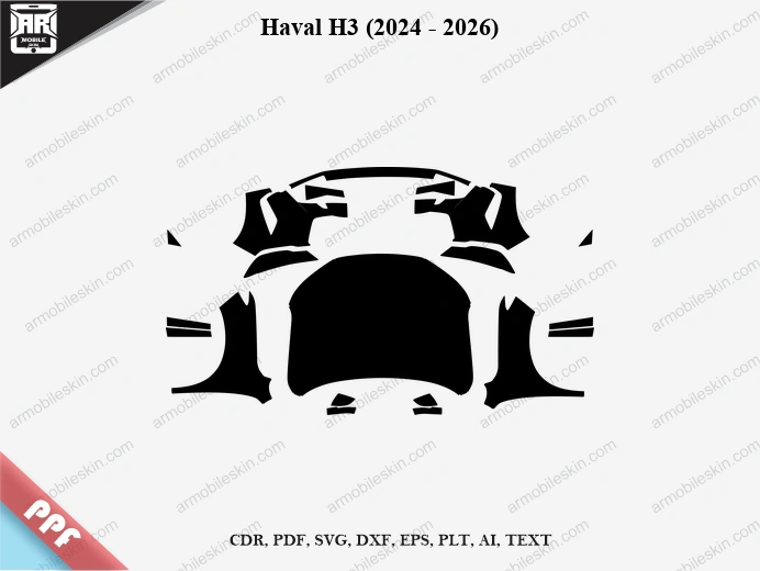 Haval H3 (2024 – 2026) Car PPF Template