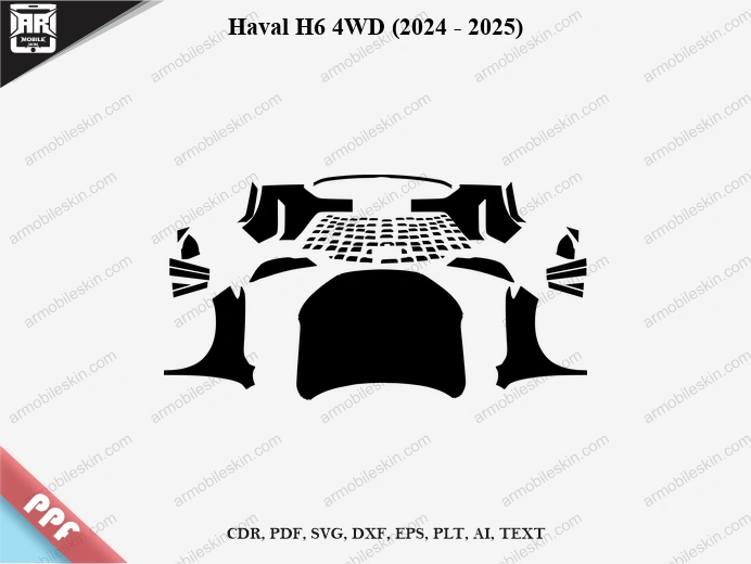 Haval H6 4WD (2024 – 2025) Car PPF Template