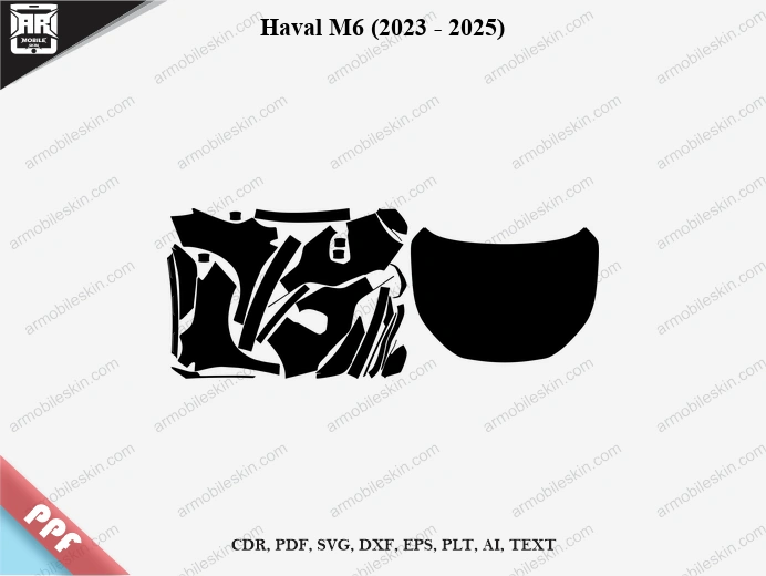 Haval M6 (2023 – 2025) Car PPF Template