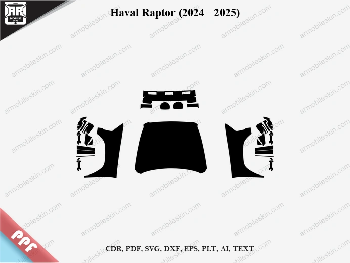 Haval Raptor (2024 – 2025) Car PPF Template