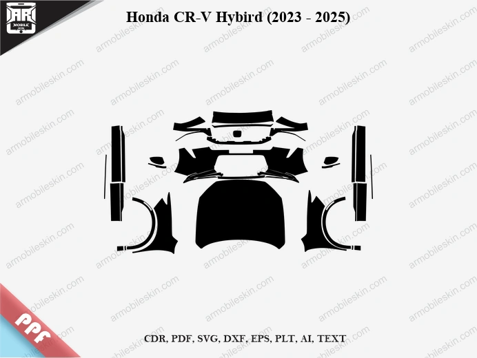 Honda CR-V Hybird (2023 – 2025) Car PPF Template