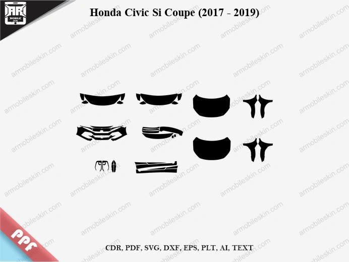 Honda Civic Si Coupe (2017 – 2019) Car PPF Template