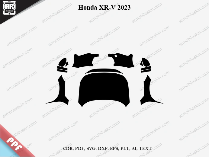Honda XR-V 2023 Car PPF Template