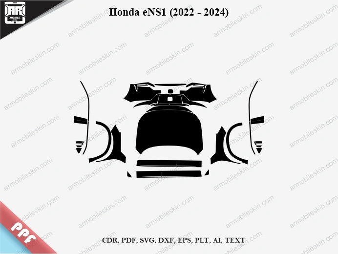 Honda eNS1 (2022 - 2024) Car Exterior Front PPF Template