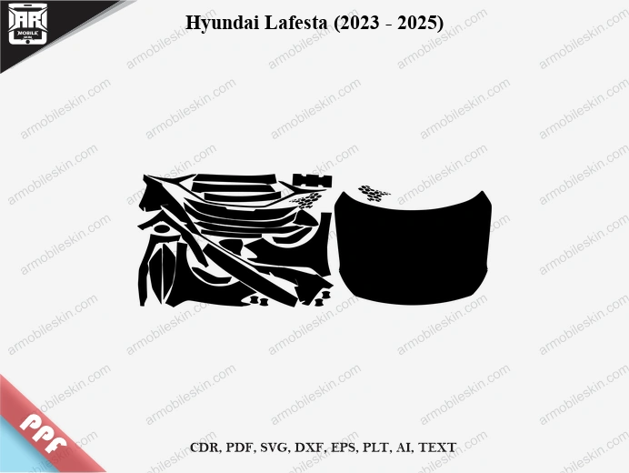 Hyundai Lafesta (2023 - 2025) Car Exterior Front PPF Template