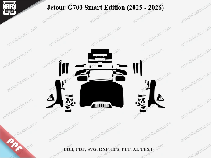 Jetour G700 Smart Edition (2025 - 2026) Car Exterior Front PPF Template