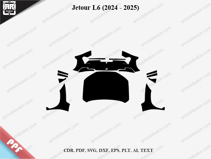 Jetour L6 (2024 – 2025) Car PPF Template